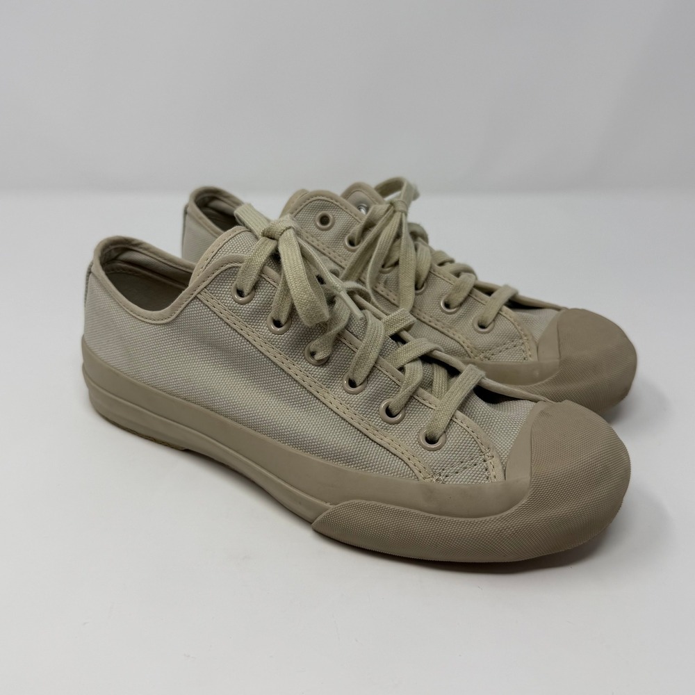 Studio Nicholson Moonstar Canvas Sneakers Tan Dove Made in Japan Low Top 35 US 5